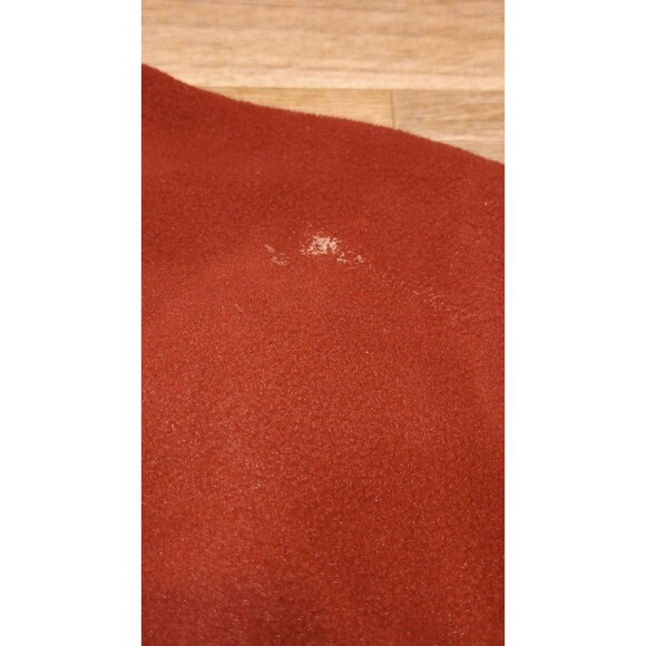 NWT St Johns Bay Sweatshirt Mens M Medium 1/4 Zip Rusty Red Fleece Pullover - Picture 11 of 16